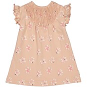 Quapi meisjes jurk DAISYQNBS24 AOP Pink Flower