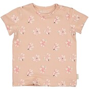 Quapi unisex T-shirt DABIEKQNBS24 AOP Pink Flower