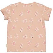 Quapi unisex T-shirt DABIEKQNBS24 AOP Pink Flower