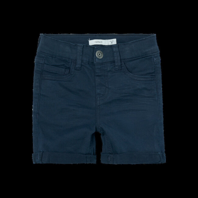 Name It mini jongens short SILAS Dark Sapphire Slim Fit