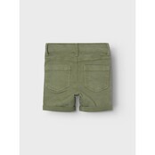 Name It mini jongens short SILAS Deep Lichen Green Slim Fit