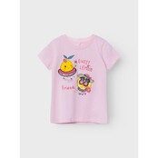 Name It mini meisjes T-shirt DINAS Parfait Pink Regular Fit