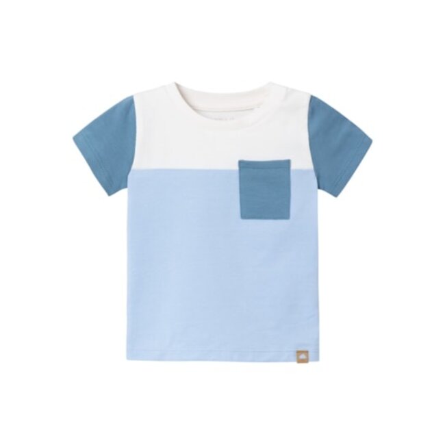 Name It baby jongens T-shirt HOLIN Chambray Blue