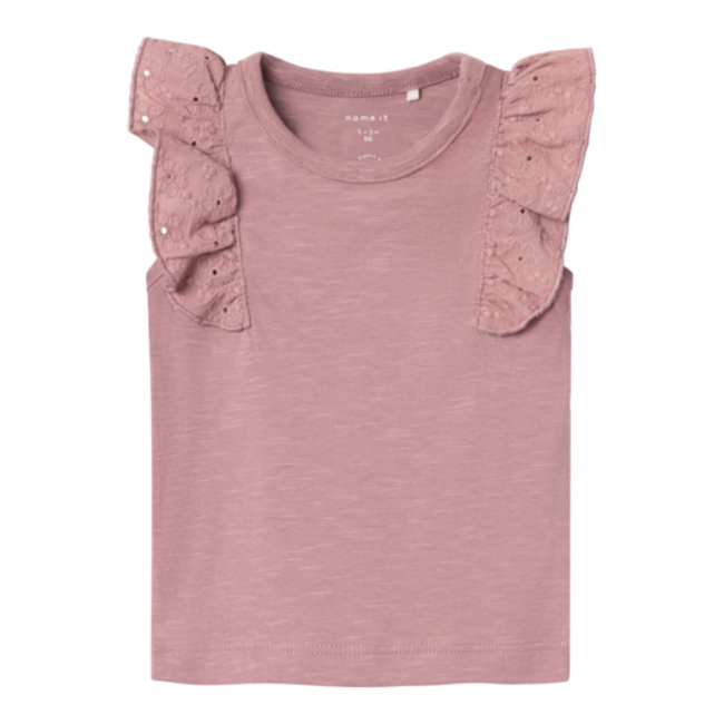 Name It baby meisjes T-shirt HUBBI Nostalgia Rose