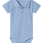 Name It baby jongens romper HADDO Chambray Blue