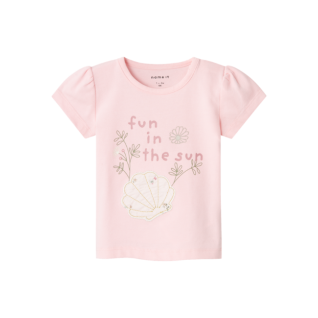 Name It baby meisjes T-shirt JILLINA Parfait Pink