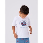 Name It mini jongens T-shirt FIRKANO Bright White Regular Fit