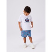 Name It mini jongens Short FOBJORN Provincial Blue Regular Fit