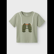 Name It mini jongens T-shirt FINLEY Forest Fog Regular Fit