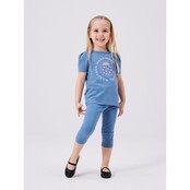 Name It mini meisjes T-shirt FAYE Coronet Blue Regular Fit