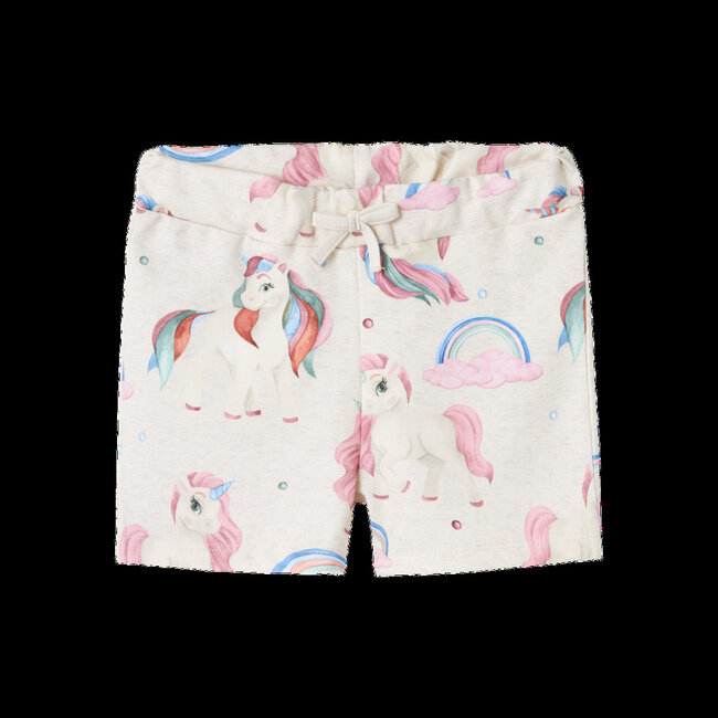 Name It mini meisjes Short HARUMI Peyote Melange Regular Fit