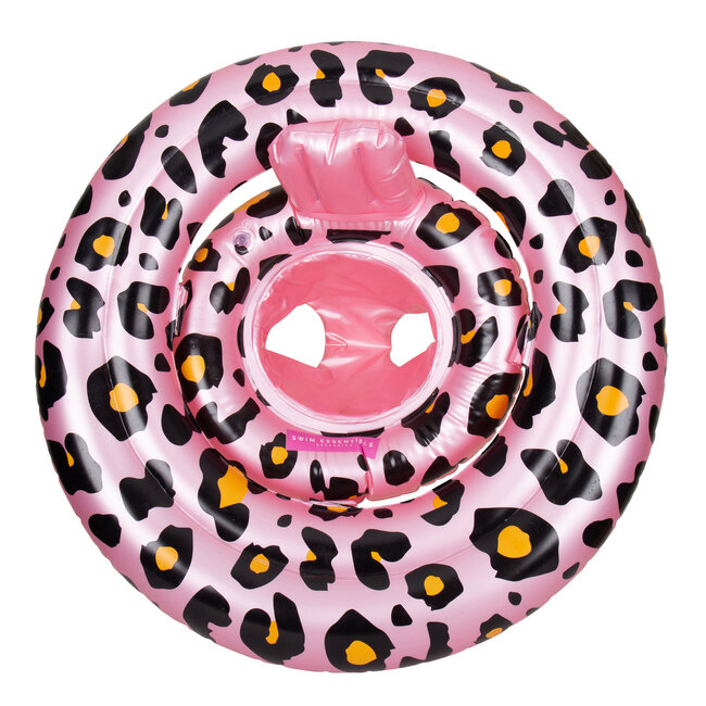 Swim Essentials Baby float Panterprint Rosé Goud ⌀ 69 cm 0-1 Jaar 11 kg
