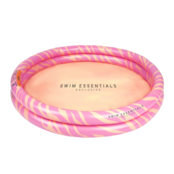 Swim Essentials Zwembad 100 cm Roze Zebra ⌀ 100 x 17 cm 1+ 60 L