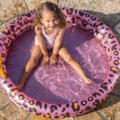 Swim Essentials Zwembad 100 cm Rosé Goud Panterprint ⌀ 100 x 17 cm 1+ 60 L