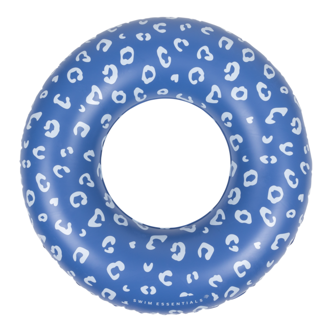 Swim Essentials Zwembad 90 cm Blauw Panterprint ⌀ 90 cm 6+ 80 kg