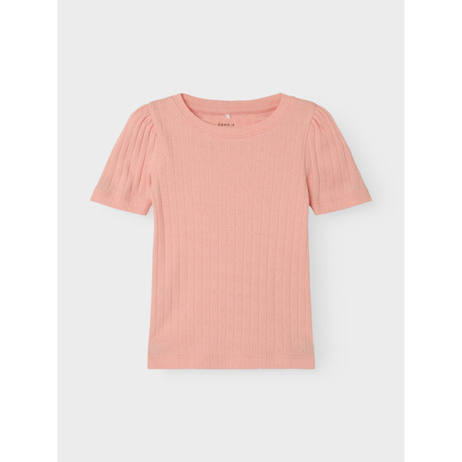 Name It mini meisjes T-shirt HENNY Apricot Blush Slim Fit