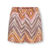 ONLY meisjes korte broek NOVA Sachet Pink 520 Crazy Zigzag Regular Fit