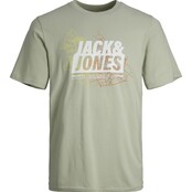 Jack&Jones jongens T-Shirt MAP SUMMER LOGO Desert Sage Regular Fit