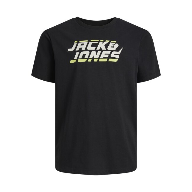 Jack&Jones jongens T-Shirt KAPPER Black Standard Fit
