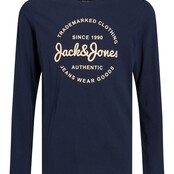 Jack&Jones jongens longsleeve FOREST Navy Blazer Regular Fit