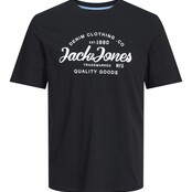 Jack&Jones jongens T-shirt FOREST Black AW2 SOLID BODY Regular Fit