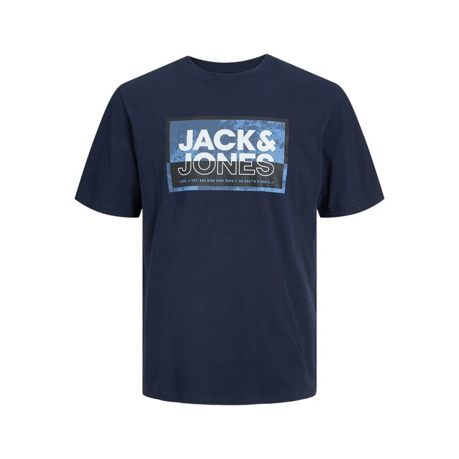 Jack&Jones jongens T-shirt LOGAN Navy Blazer Standard Fit