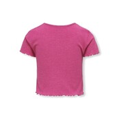 ONLY meisjes T-shirt NELLA Raspberry Rose Stretch Fit