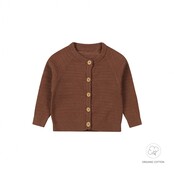 Dirkje unisex vest organic cotton Brown - NOOS UNI 2024