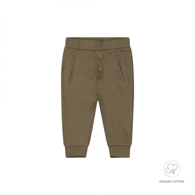 Dirkje jongens broek organic cotton Faded green - NOOS BOYS 2024