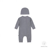 Dirkje jongens boxpak + muts organic cotton Faded blue - NOOS BOYS 2024