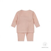 Dirkje meisjes 2-delig setje organic cotton Light dusty pink - NOOS GIRLS 2024