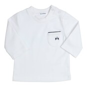 GYMP jongens longsleeve Aerodoux White - Navy