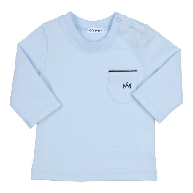 GYMP jongens longsleeve Aerodoux Light Blue - Navy