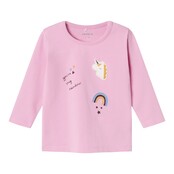 Name It baby meisjes longsleeve LILIA Pastel Lavender Regular Fit