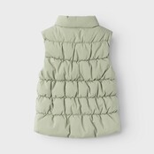 Name It mini meisjes bodywarmer MORNING PUFFER Seagrass