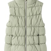 Name It mini meisjes bodywarmer MORNING PUFFER Seagrass