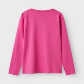 Name It kids meisjes longsleeve VEEN Raspberry Rose Happy Vibes Regular Fit