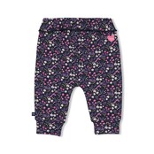 Feetje meisjes Broek AOP  Marine - Midnight Flowers