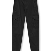 ONLY jongens broek MAXWELL Black Cargo Fit