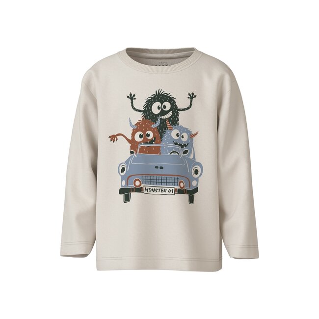 Name It mini jongens longsleeve VAGNO Jet Stream Monsters in Car Regular Fit