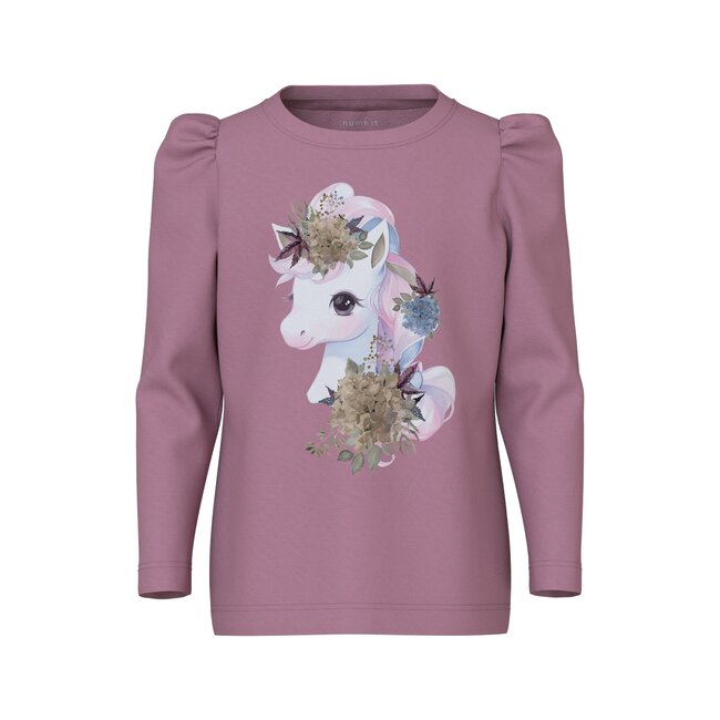 Name It mini meisjes longsleeve NAIA Mauve Orchid Standard Fit