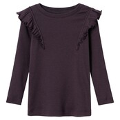 Name It mini meisjes longsleeve NILLA Plum Perfect Super Slim Fit