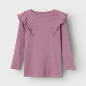 Name It mini meisjes longsleeve NILLA Mauve Orchid Super Slim Fit