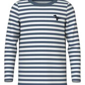 Name It mini jongens longsleeve VILLY Bering Sea Dino Slim Fit