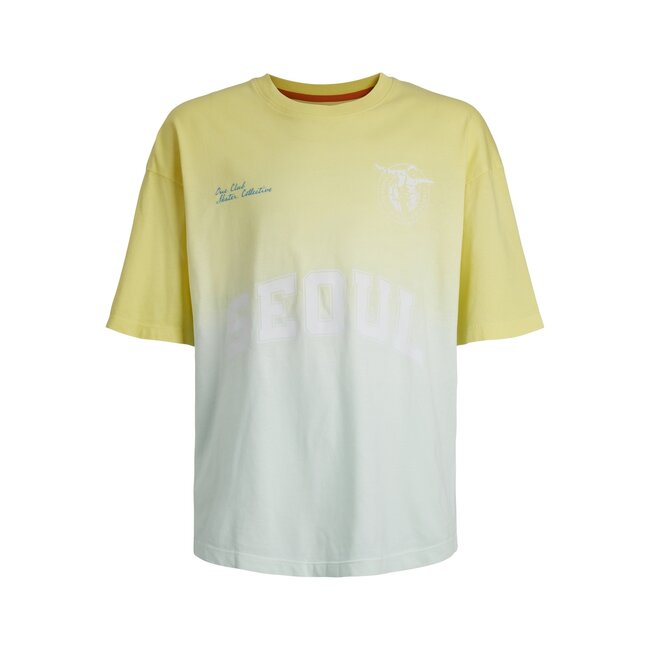 Jack&Jones jongens T-Shirt OCSC DIPDYE Lemon Verbena Volume Fit