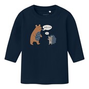 Name It baby jongens longsleeve VACION Dark Sapphire Bear Regular Fit