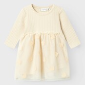 Name It baby meisjes jurk NAJAS Summer Sand Regular Fit