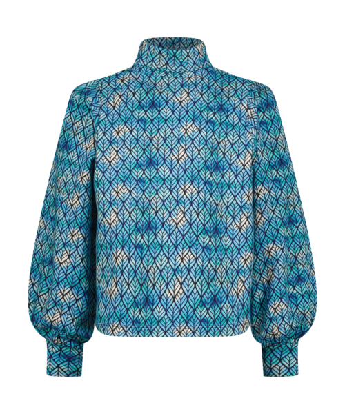 Vingino meisjes blouse Jilianne Artic blue Comfort