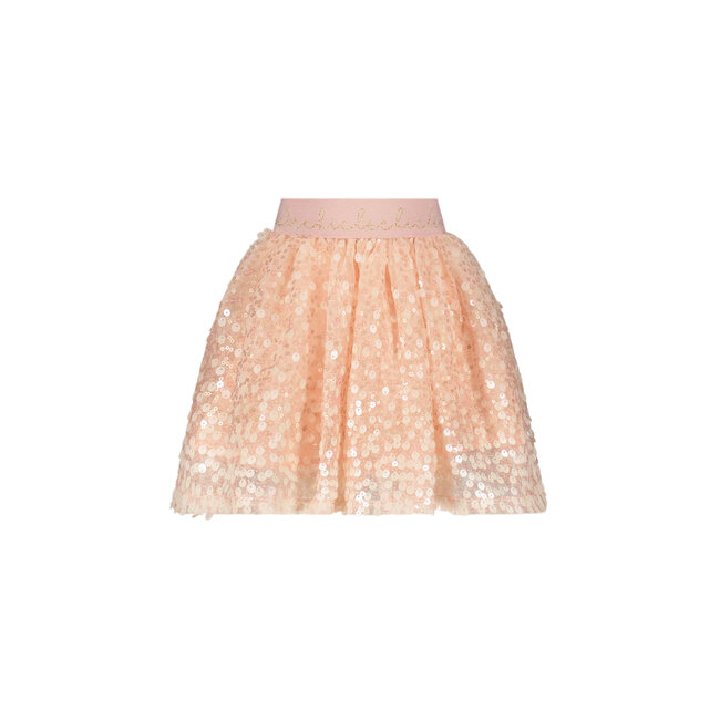 Le Chic meisjes baby rok TEBBY sequin Rose Quartz