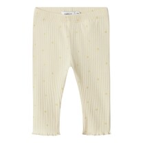 Legging Bébé Fille NAME IT - 95% Coton Bio, élastique, Confortable, Taille Mi-haute